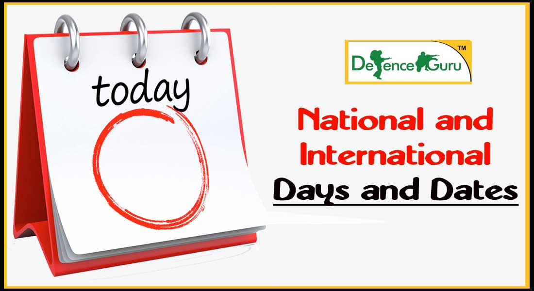 National and International Days and Dates